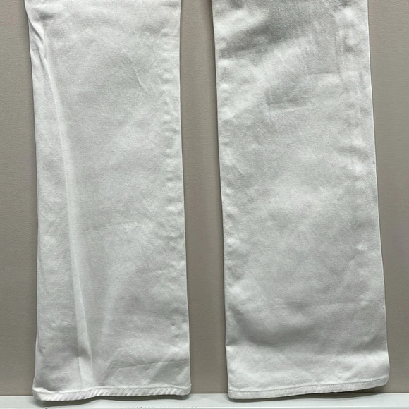 7 For All Mankind Kimmie Bootcut White Denim Jeans 30 - Picture 6 of 16